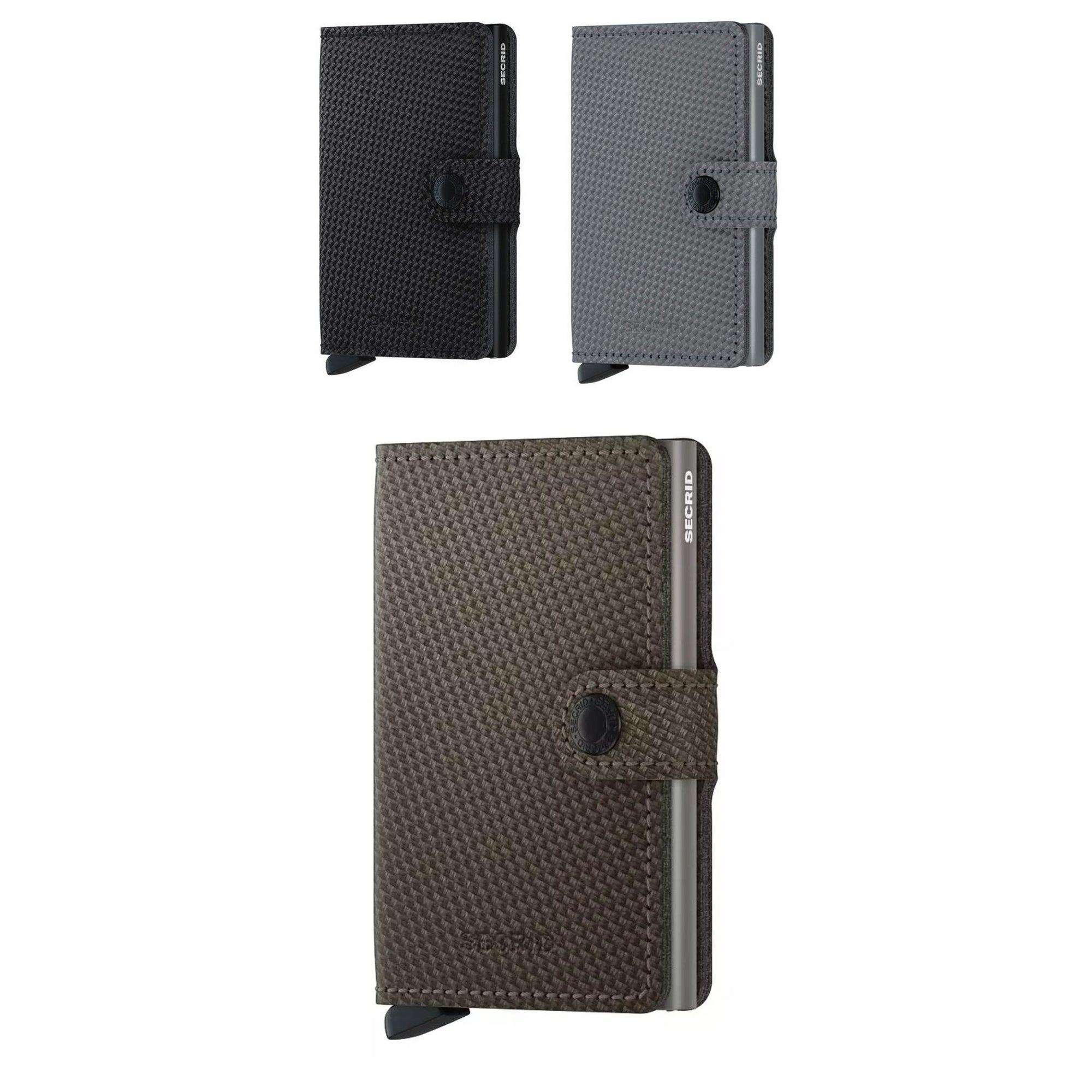 secrid Miniwallet Cardprotector Carbon Wallet with RFID Protection money leather