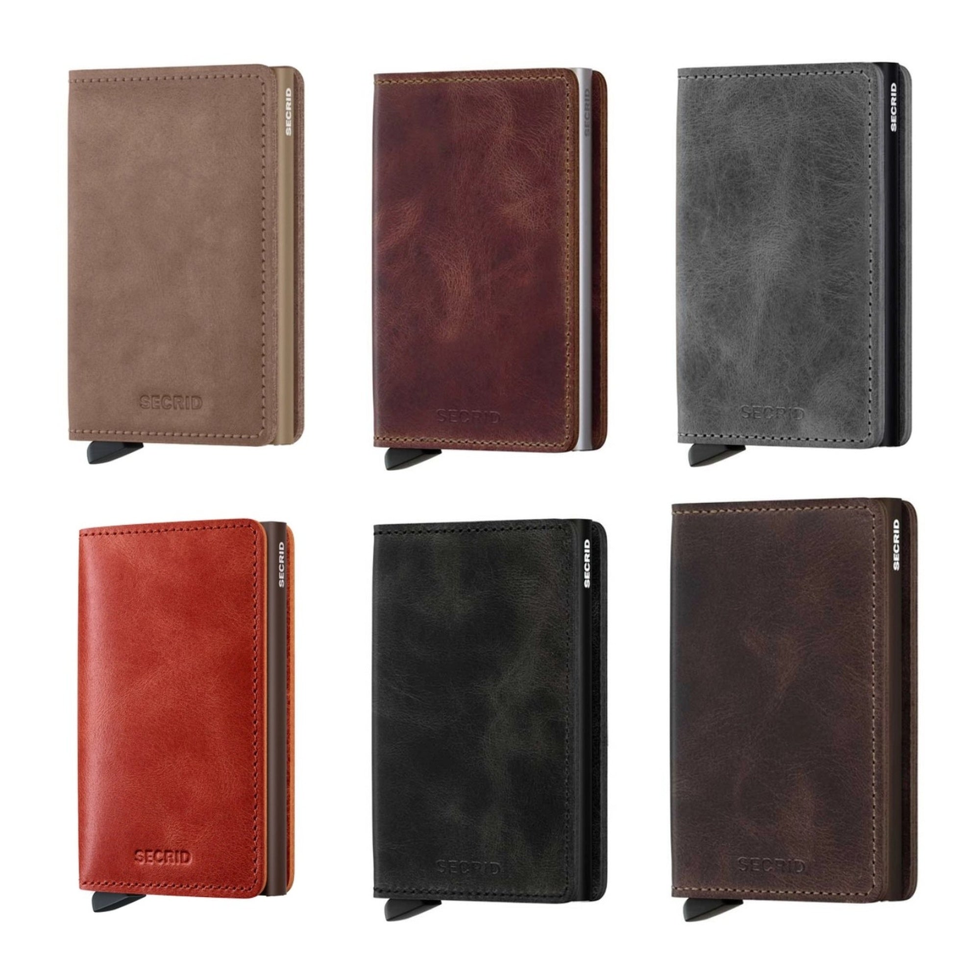 secrid Miniwallet Wallet RFID Protection card Vintage leather Cardprotector
