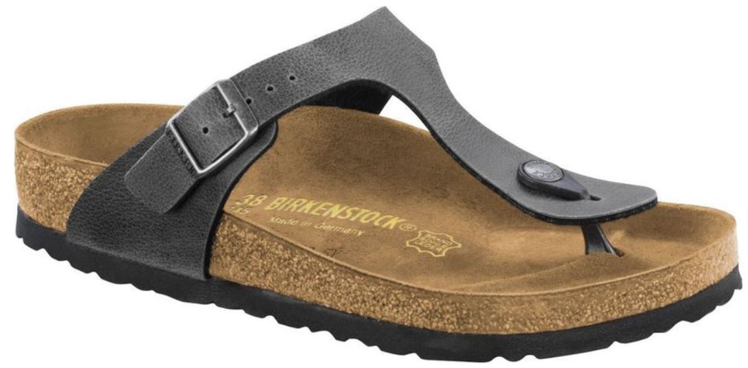 Birkenstock Gizeh BF pull up anthracite grey Flip Flops Sandals Thongs - Bartel-Shop