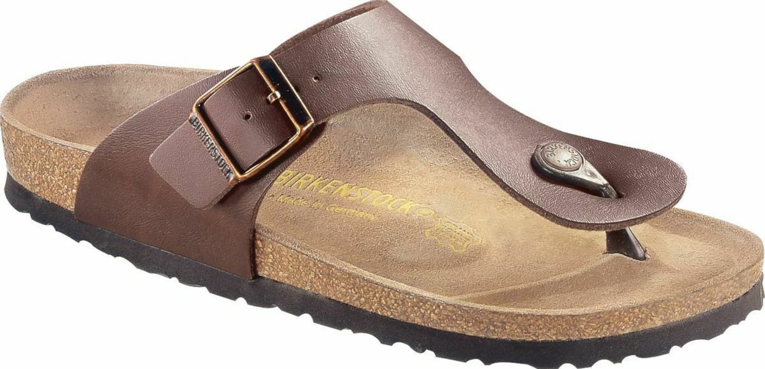 Birkenstock Ramses Dark Brown Thongs Flip Flops Birko Flor Sandals regular - Bartel-Shop