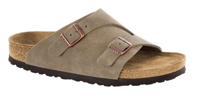 Birkenstock Zurich Zürich Taupe Mink Mocca Suede Leather Sandals Clogs Mules SFB - Bartel-Shop