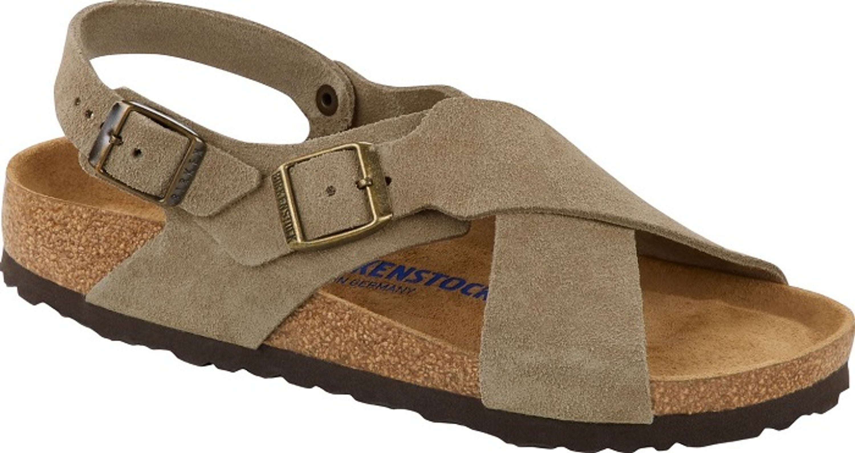 Birkenstock sandals Tulum red Suede - Bartel-Shop
