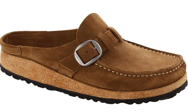 Birkenstock Buckley Suede Leather Tea Black Clogs Slippers Sandal Mules Moccasin - Bartel-Shop