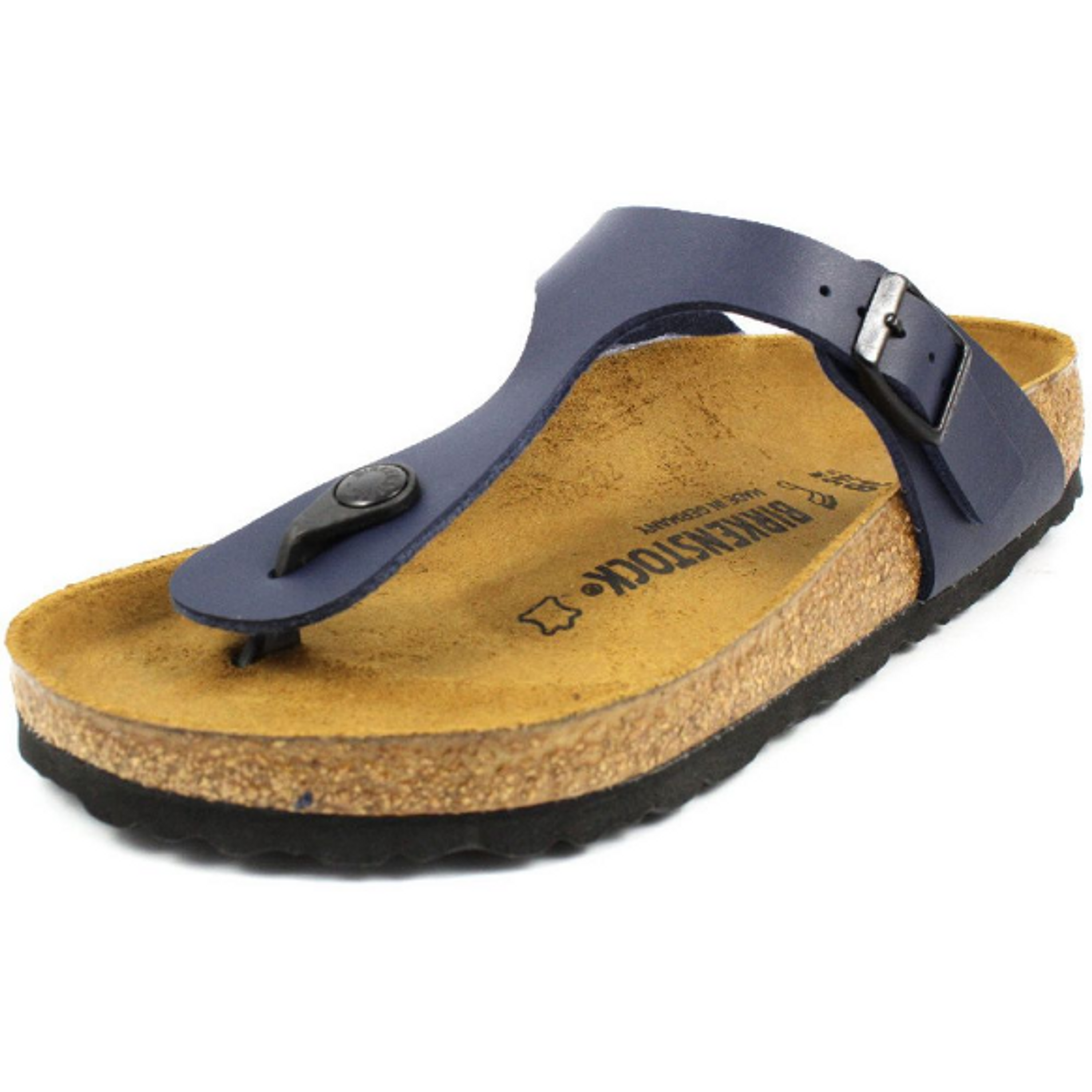 Birkenstock Gizeh toe separator blue Birko-Flor - Bartel-Shop