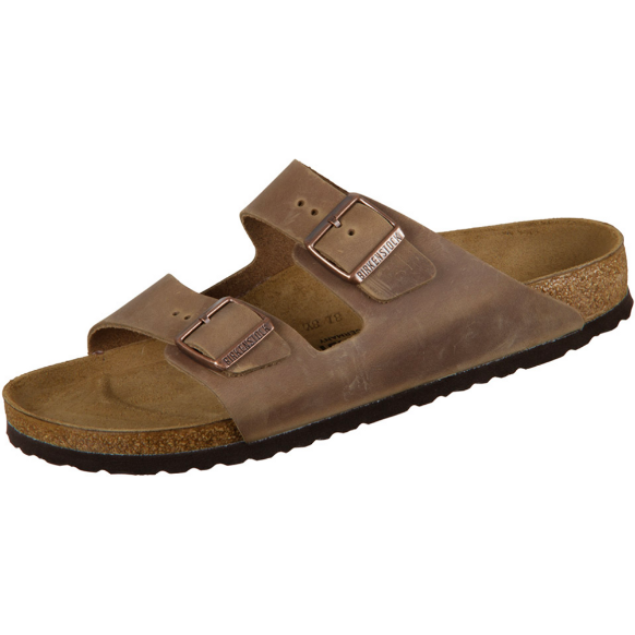 Birkenstock Arizona Unisex Narrow Mules brown oiled nubuck leather - Bartel-Shop
