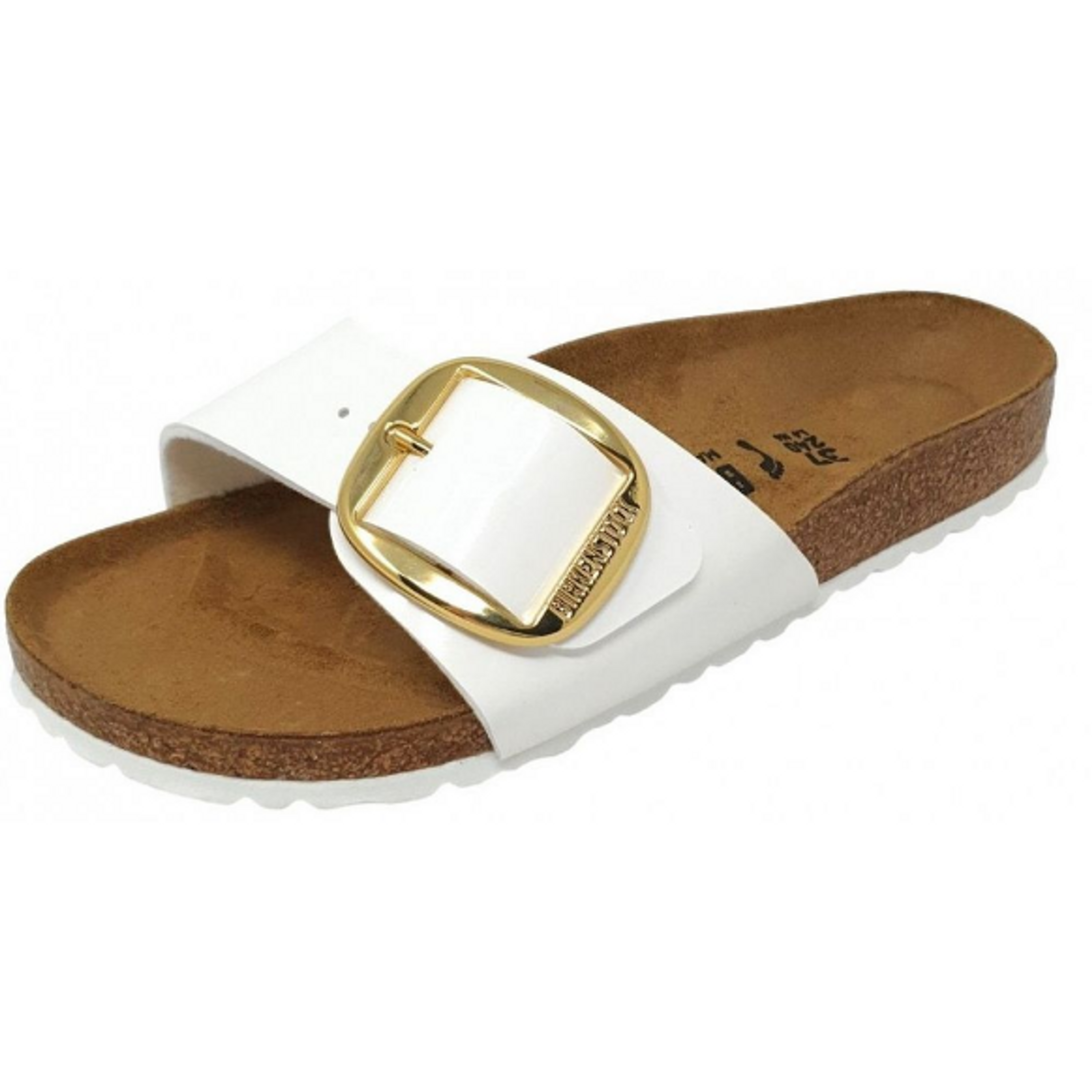 Birkenstock Madrid Big Buckle Mules White synthetic - Bartel-Shop