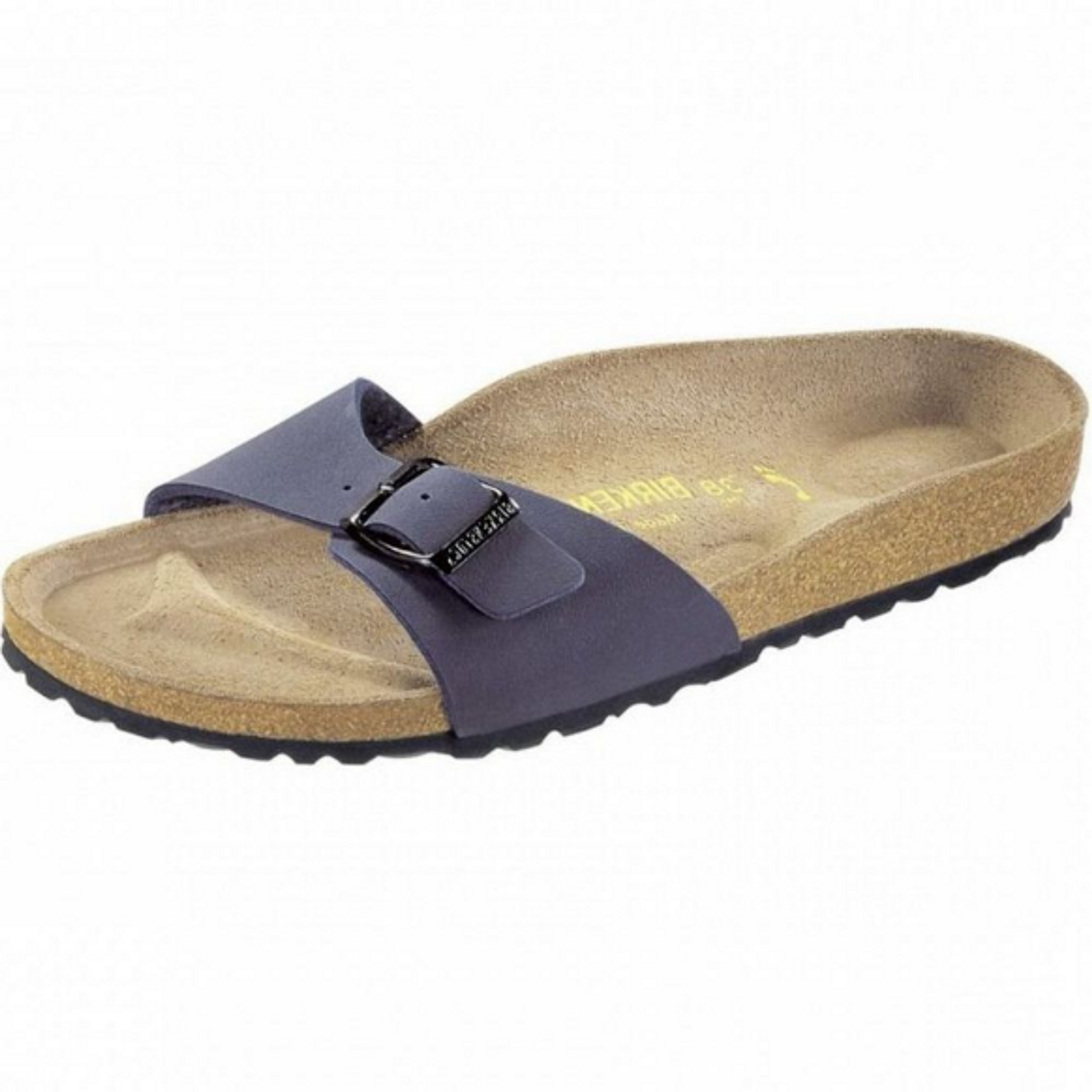 Birkenstock Madrid Mules Regular navy Birko-Flor, nubuck leather - Bartel-Shop