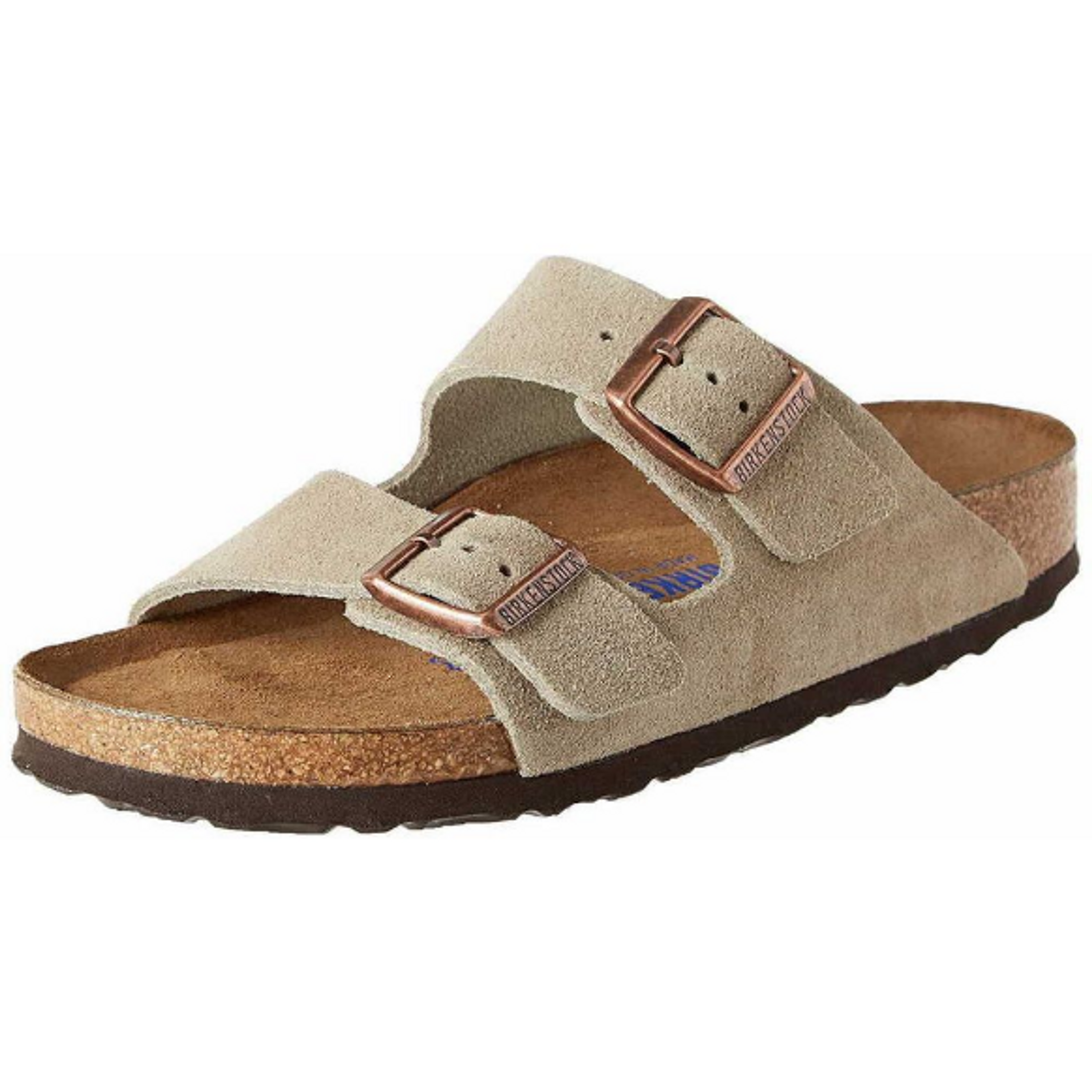 Birkenstock Arizona Unisex Mules narrow marine Imitation leather - Bartel-Shop