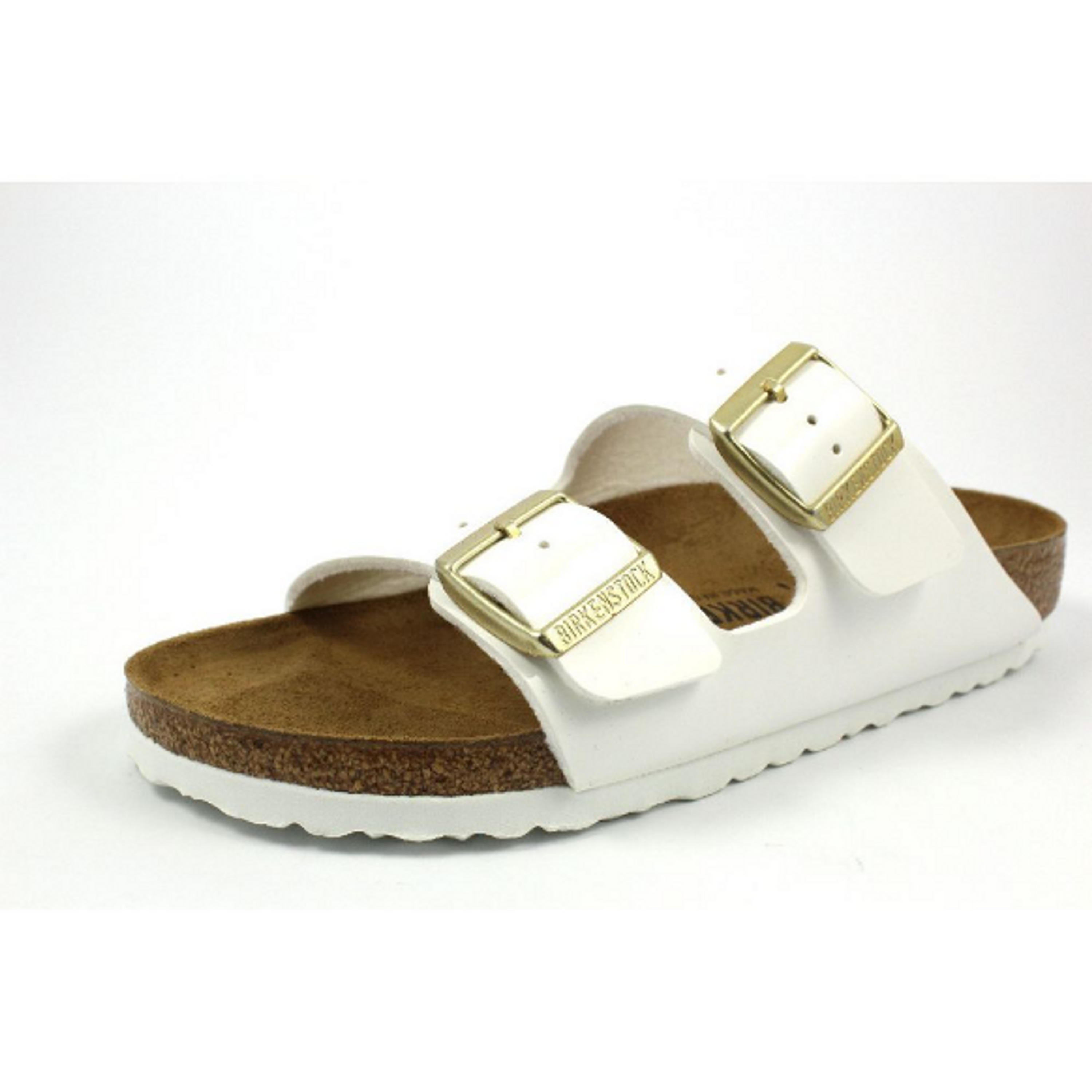 Birkenstock 62518001 patent white leather - Bartel-Shop