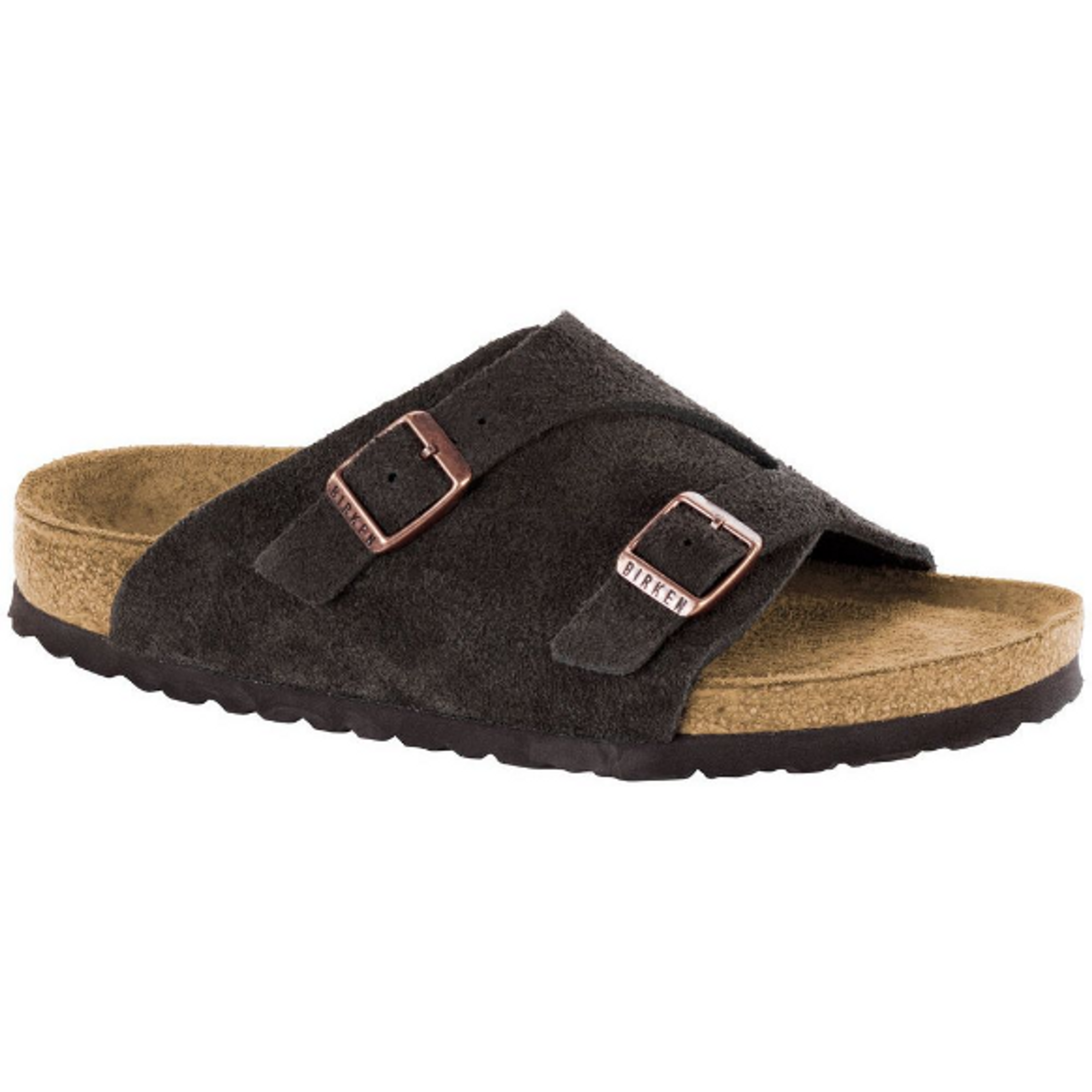 Birkenstock Zurich Regular mocca Suede - Bartel-Shop