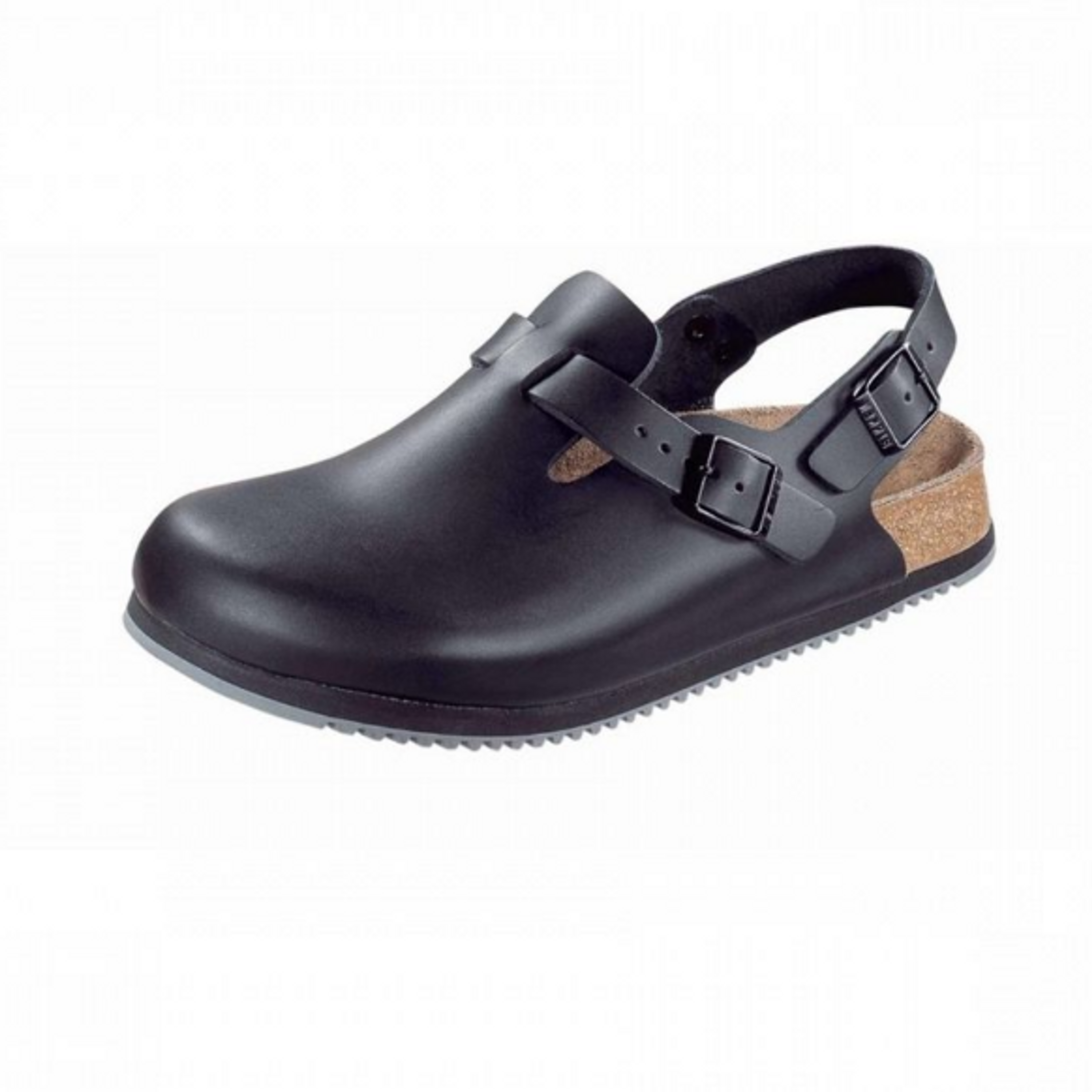 Birkenstock Tokio Super Grip Clogs Regular black Natural leather - Bartel-Shop