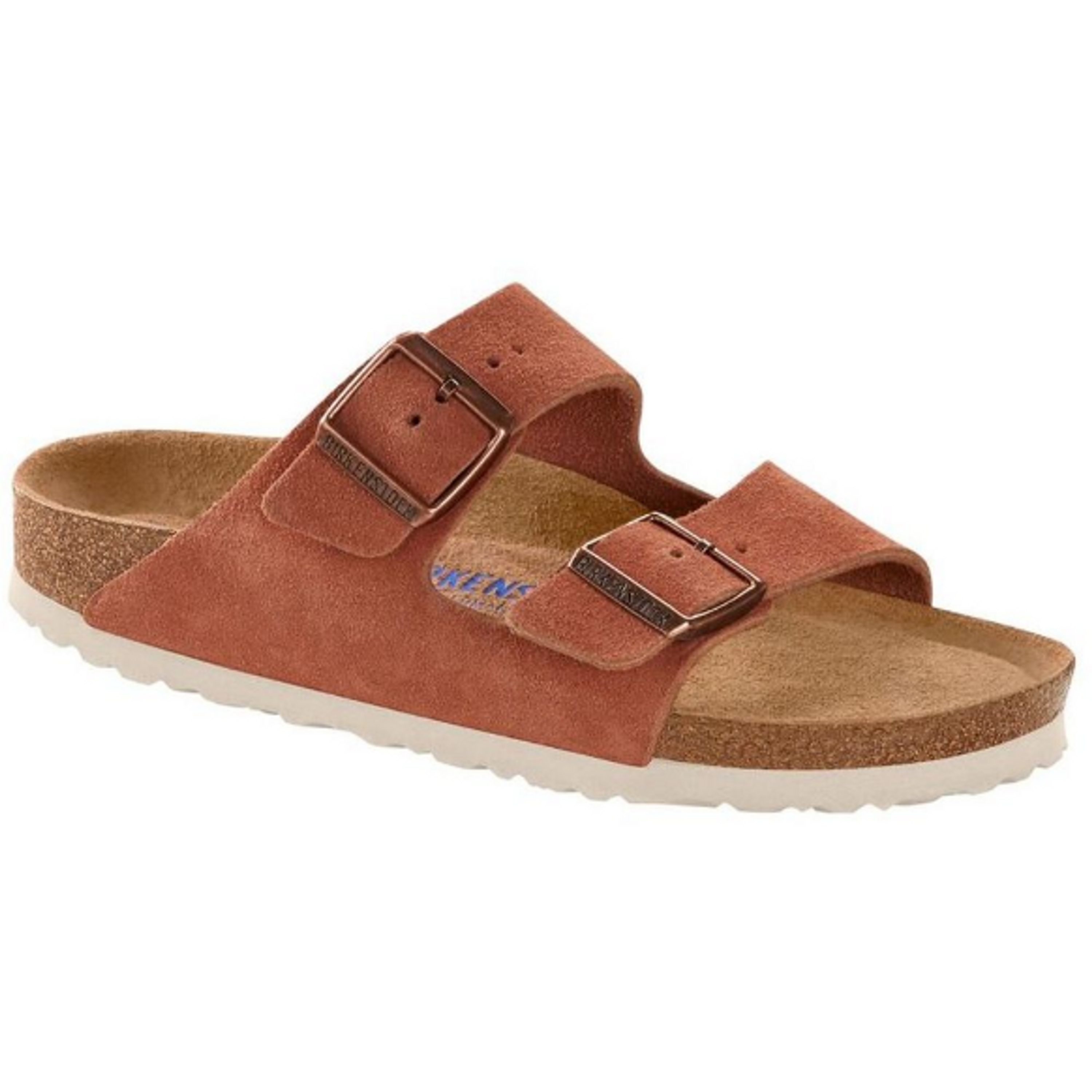 Birkenstock Arizona mules pastel red Suede leather - Bartel-Shop