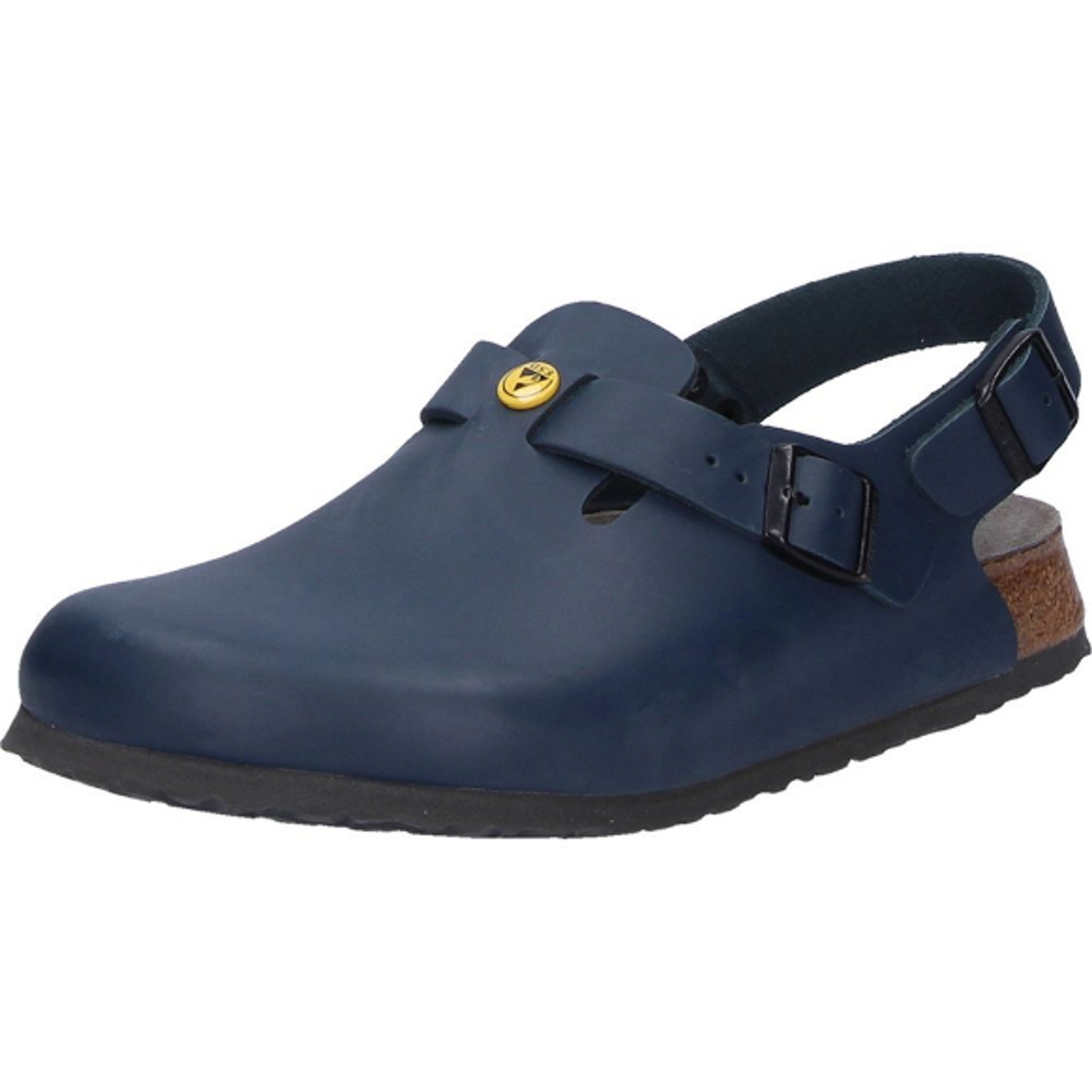 Birkenstock Tokio Antistatic Regular blue Natural leather - Bartel-Shop