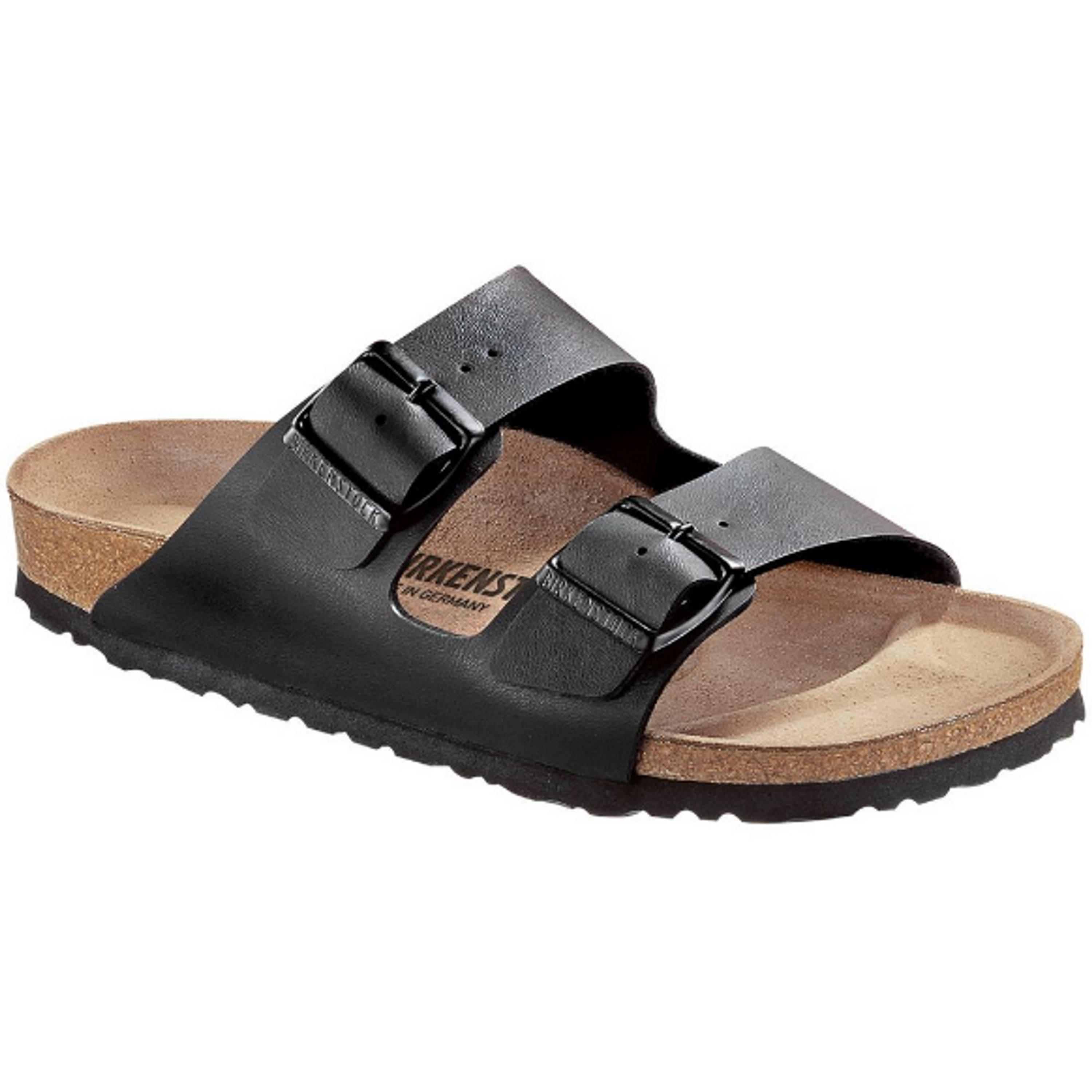 Birkenstock Arizona mules black Birko-Flor - Bartel-Shop