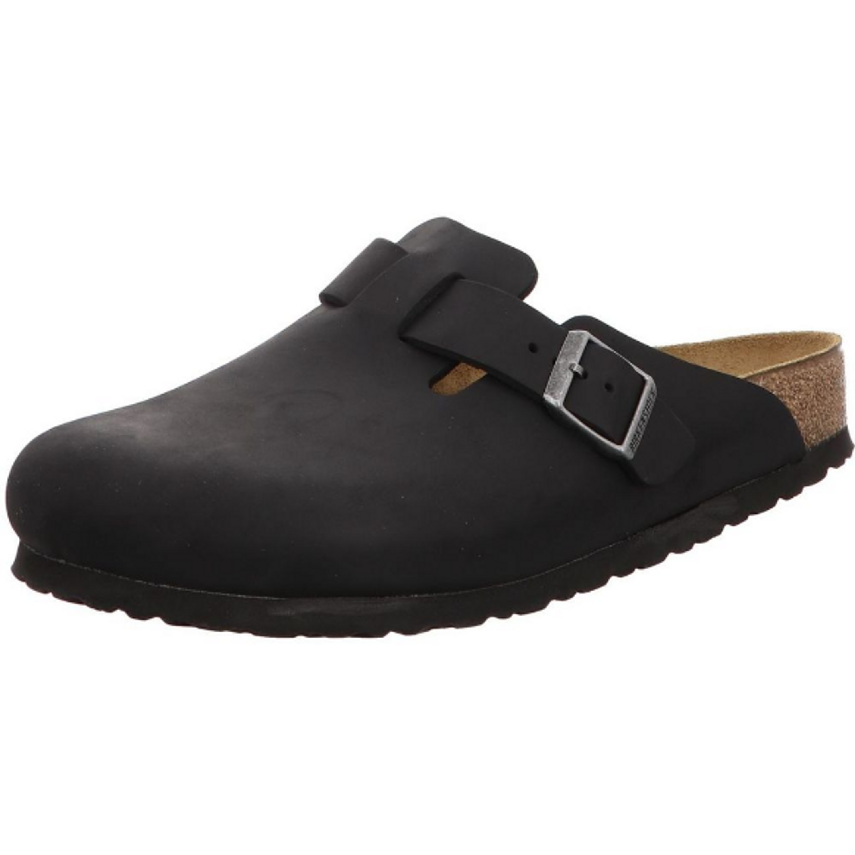 Birkenstock Boston clogs black Nubuck leather