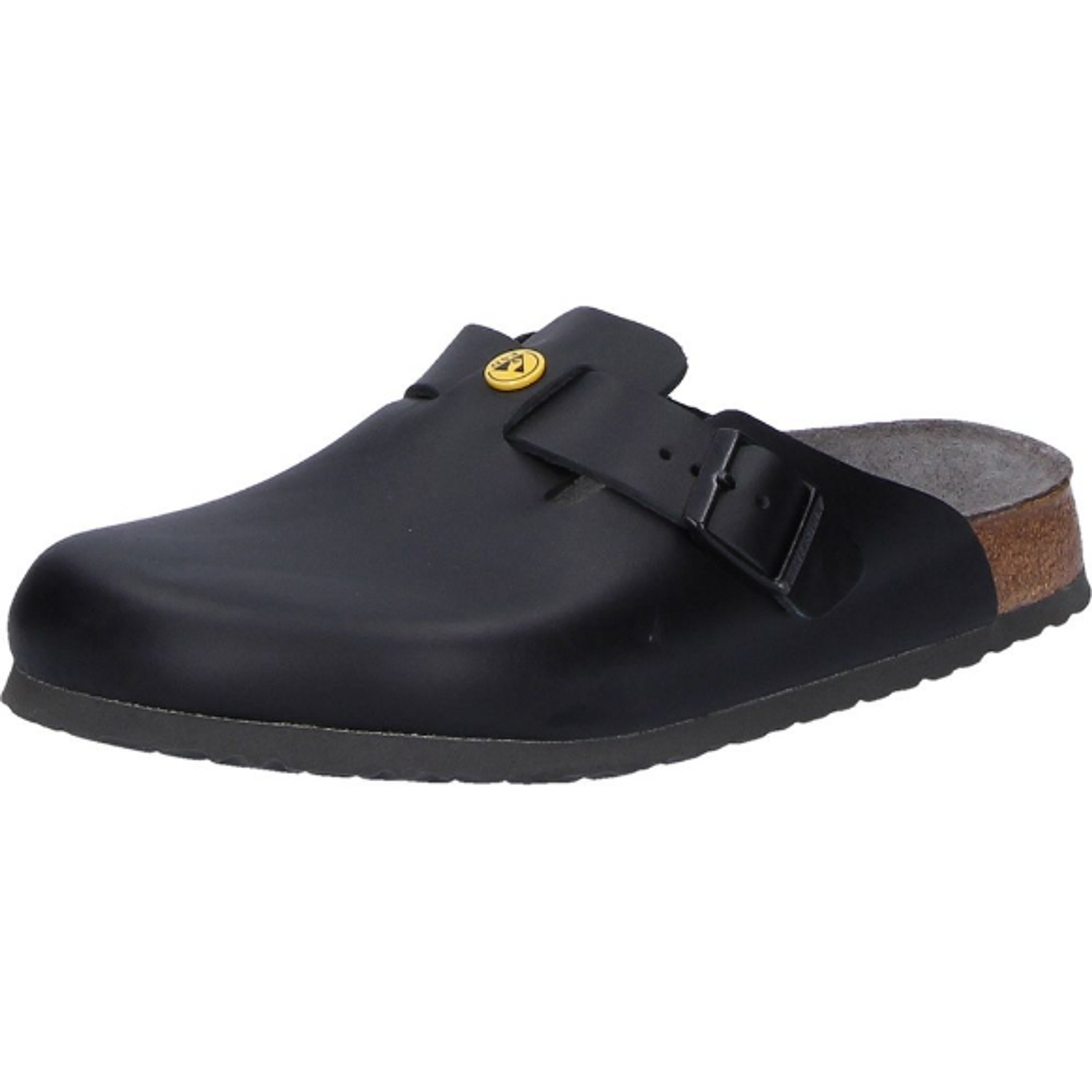 Birkenstock Boston ESD clogs black leather - Bartel-Shop