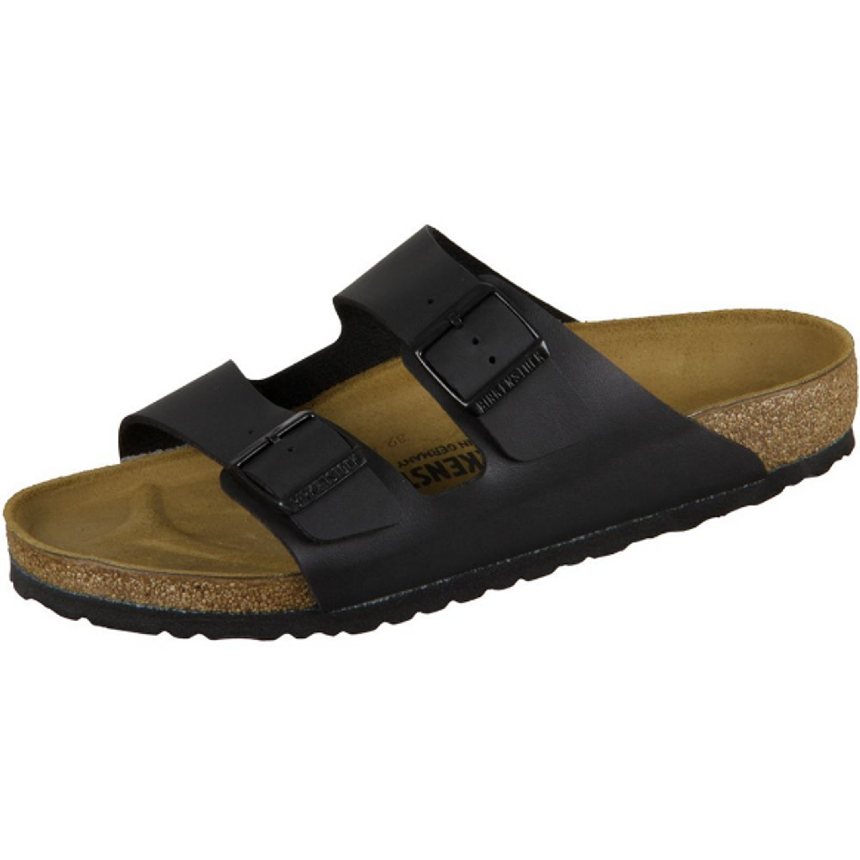Birkenstock Arizona mules black Birko-Flor - Bartel-Shop