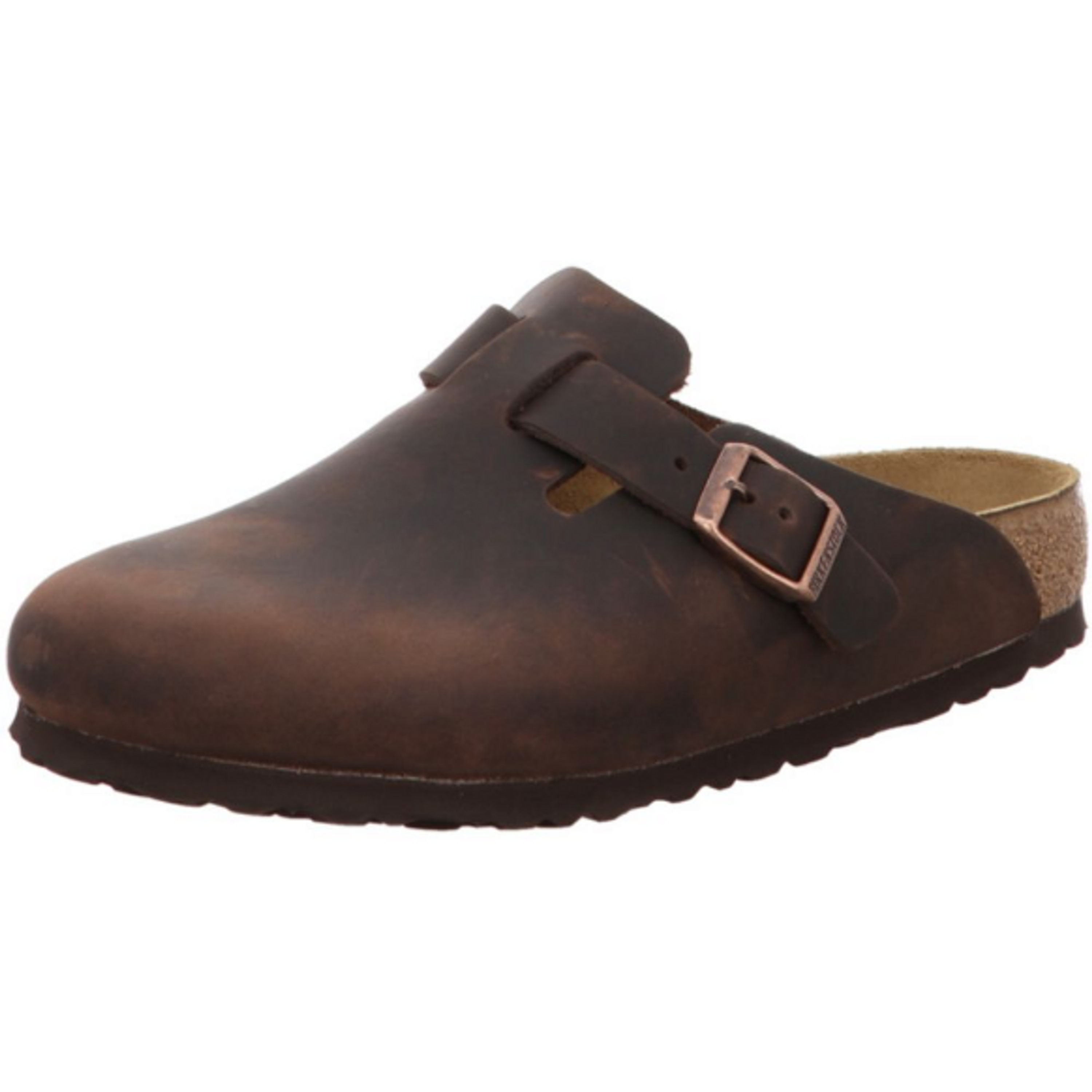 Birkenstock Boston unisex clogs brown Nubuck leather, oiled - Bartel-Shop