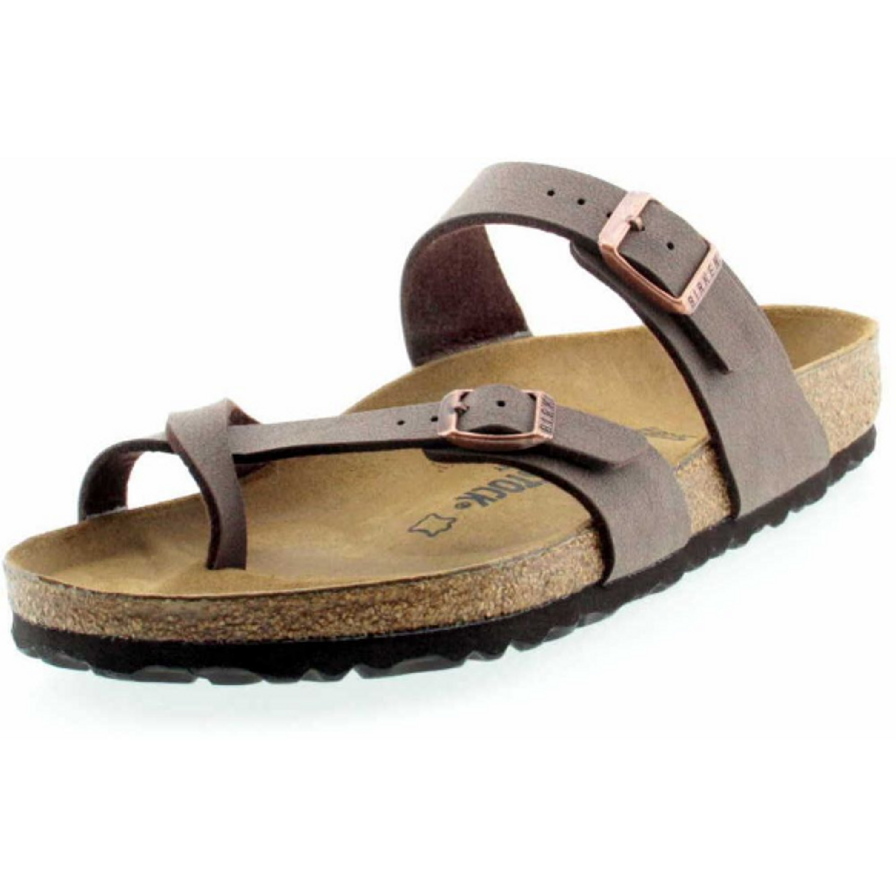 Birkenstock Mayari toe separator brown Birko-Flor - Bartel-Shop
