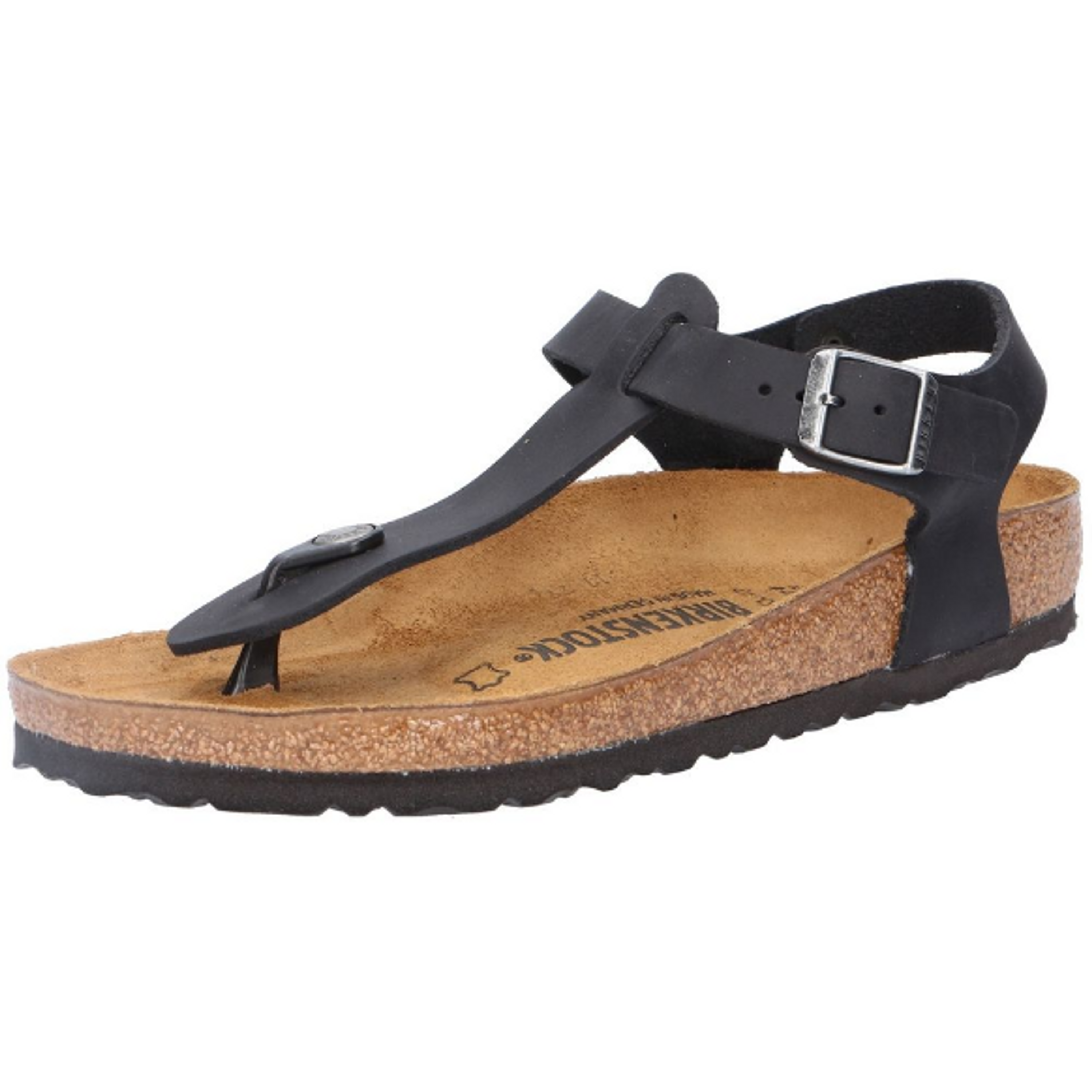 Birkenstock Cairo toe separator black smooth leather - Bartel-Shop
