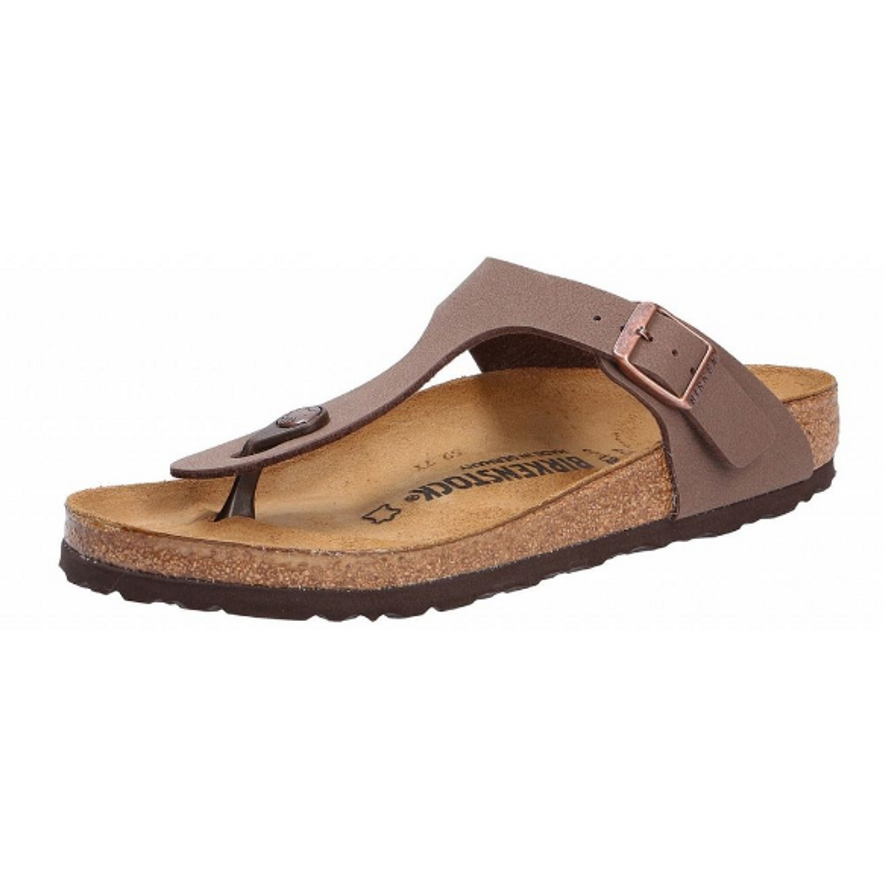 Birkenstock Gizeh toe separator brown Birko-Flor - Bartel-Shop