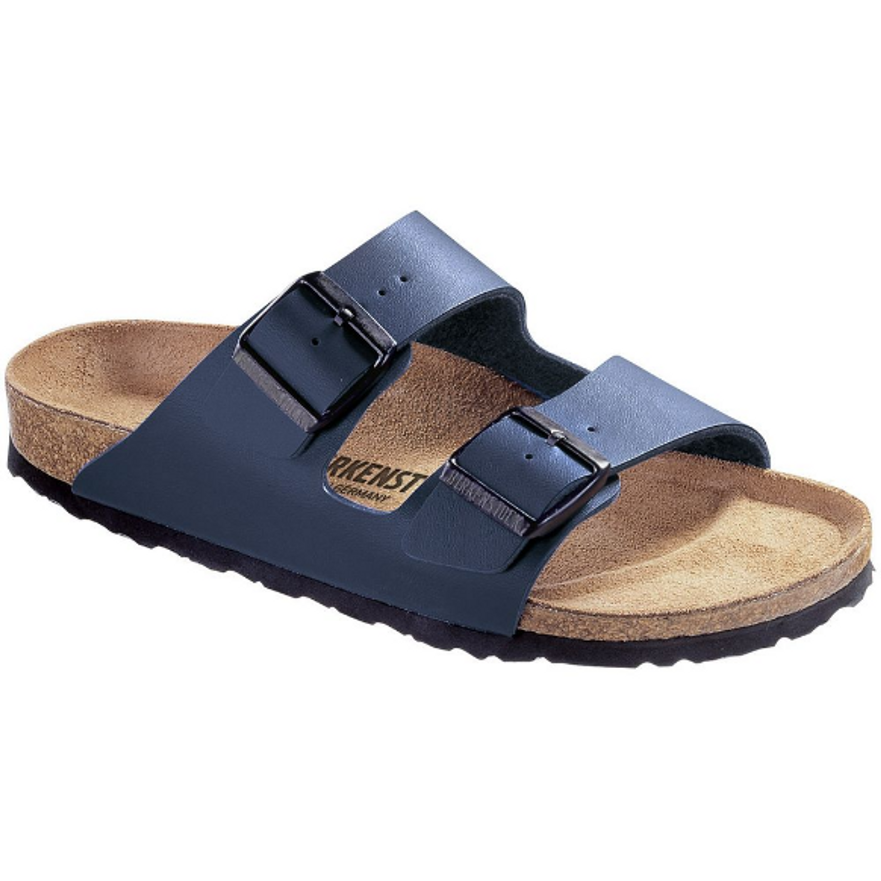 Birkenstock Arizona Regular Mules blue Birko-Flor - Bartel-Shop