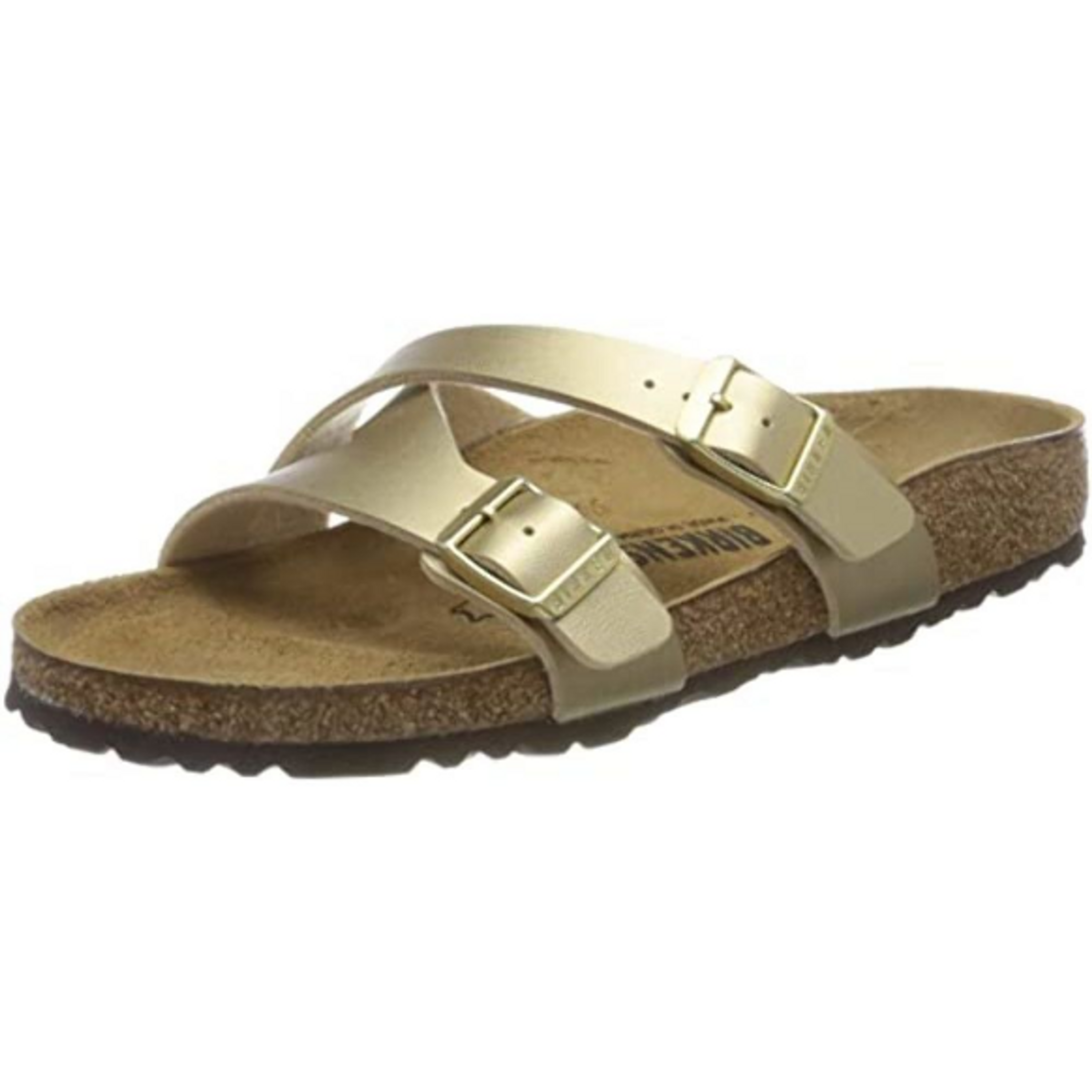 Birkenstock Yao mules gold Birko Flor - Bartel-Shop