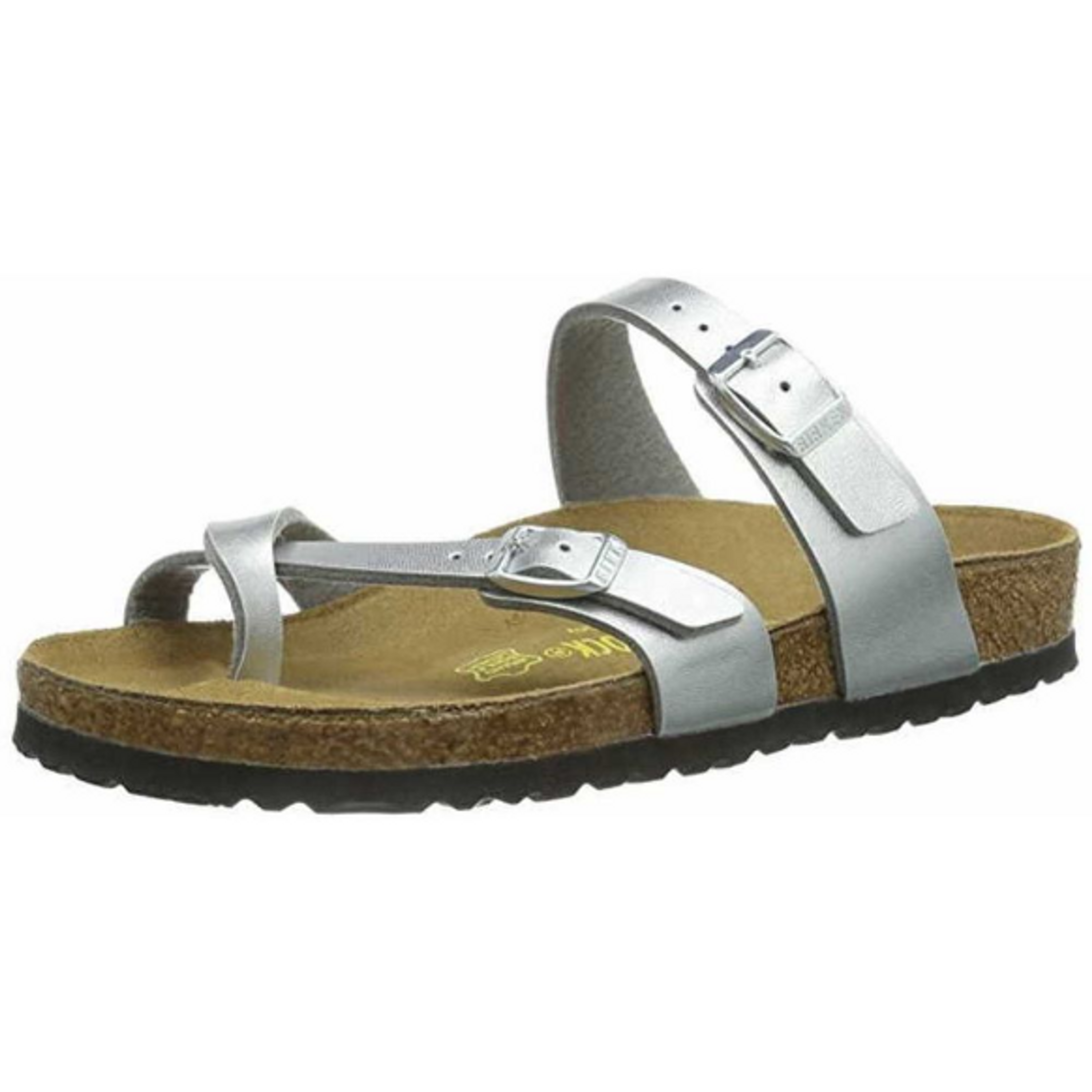 Birkenstock Mayari Mules - Regular silver Birko-Flor - Bartel-Shop