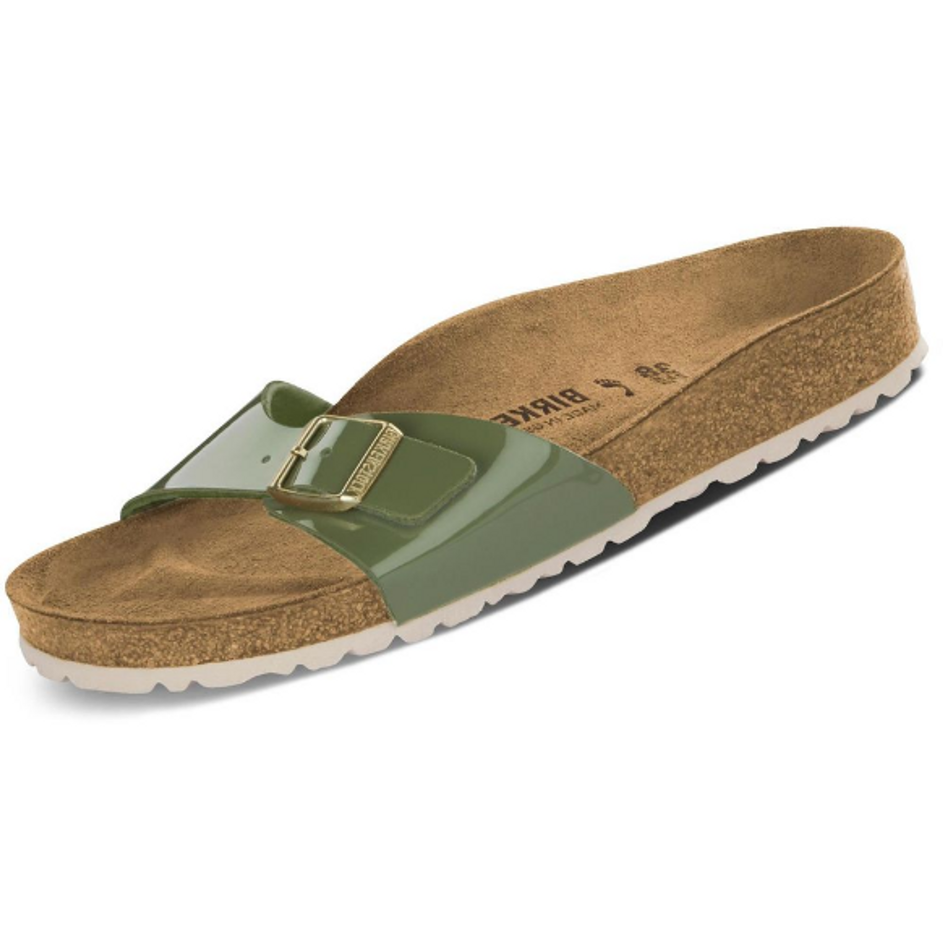 Birkenstock Madrid mules green Birko-Flor - Bartel-Shop