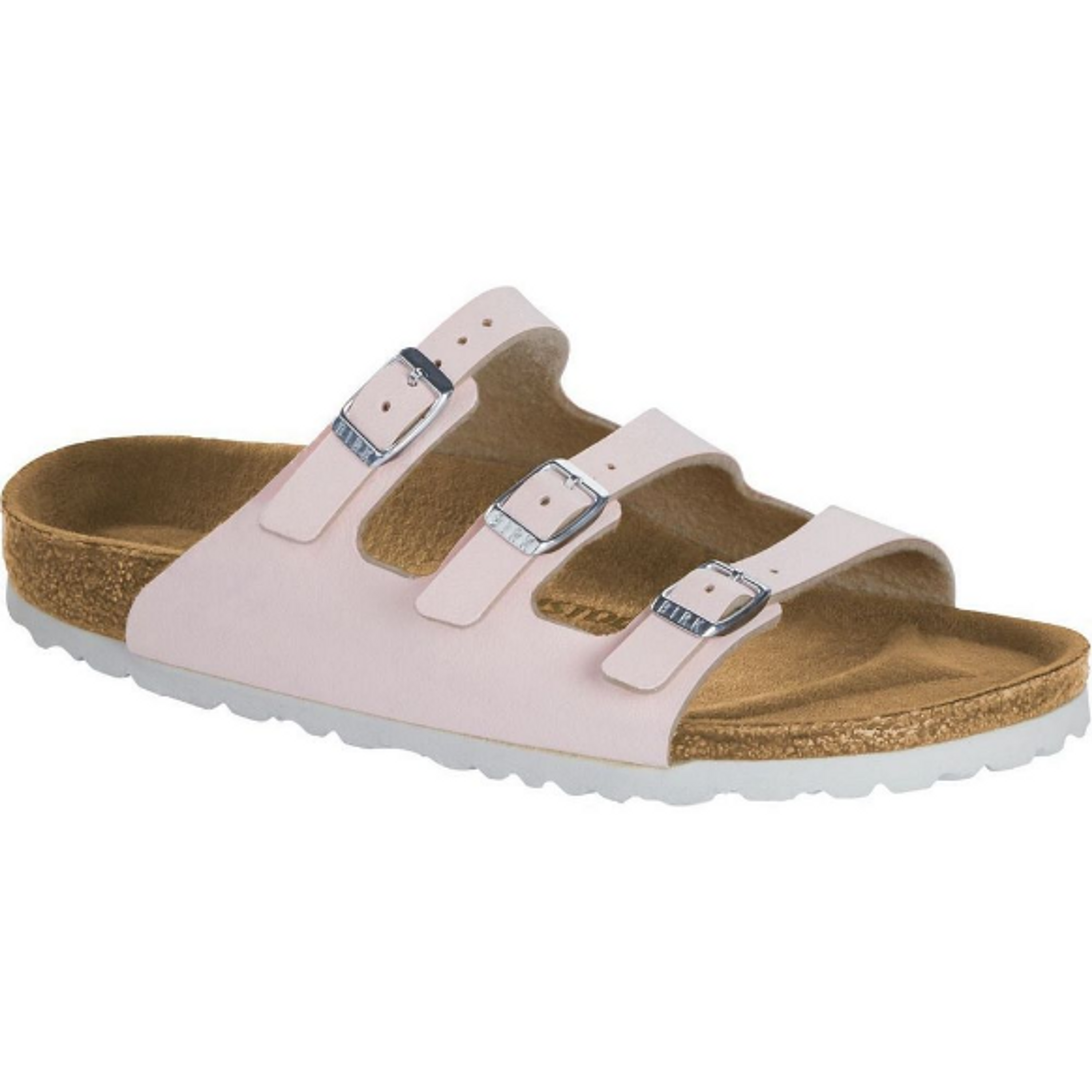 Birkenstock Florida brushed mule pink Birko-Flor - Bartel-Shop