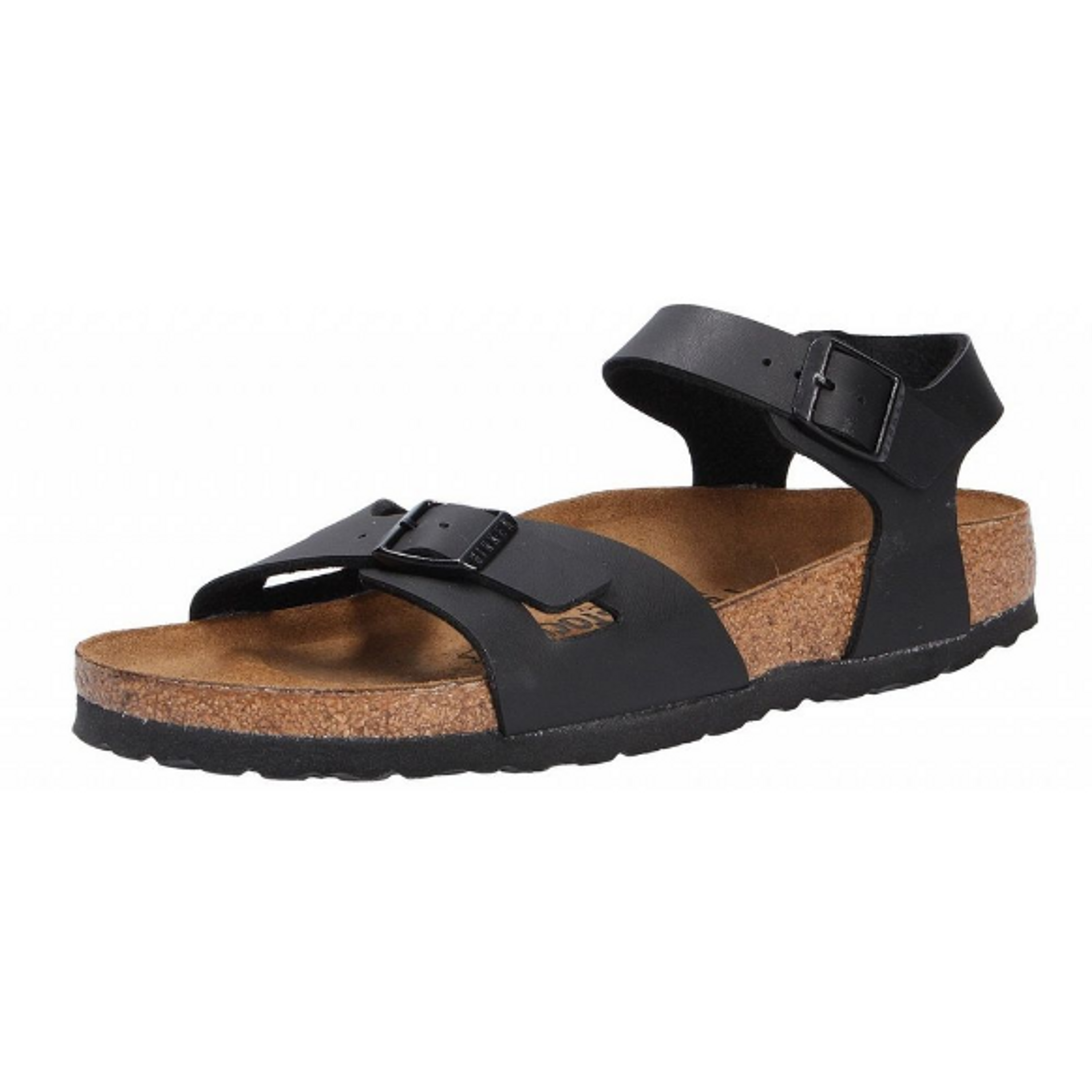 Birkenstock Rio Sandals Narrow black Birko-Flor - Bartel-Shop