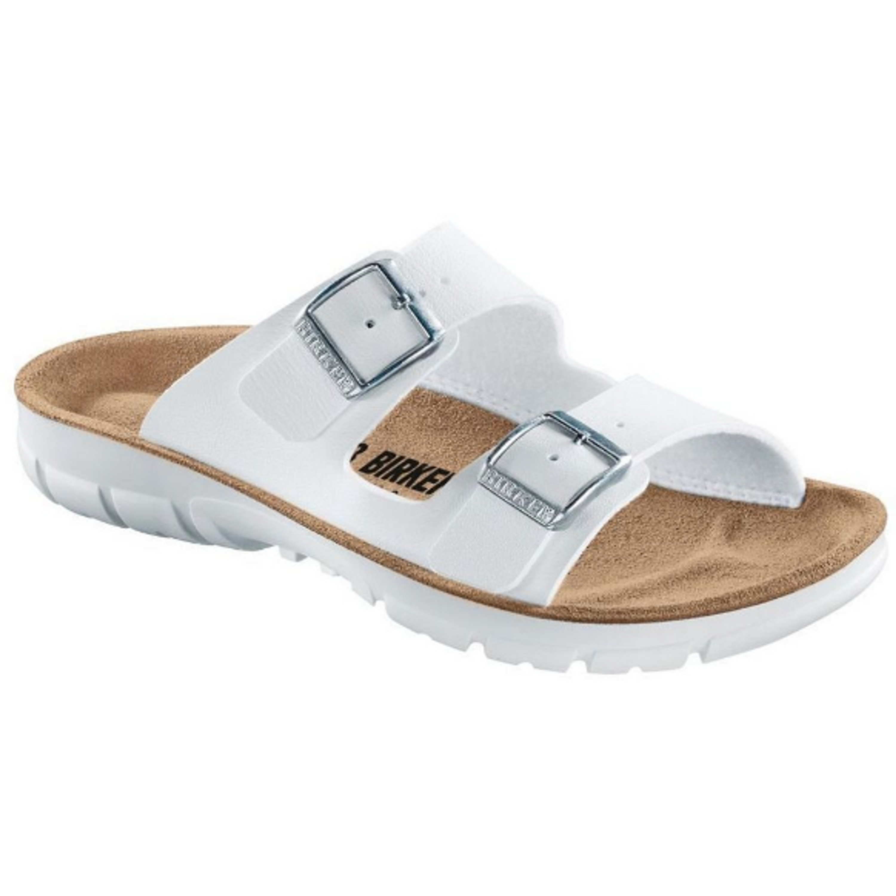 Birkenstock Bilbao Regular White Birko-Flor - Bartel-Shop