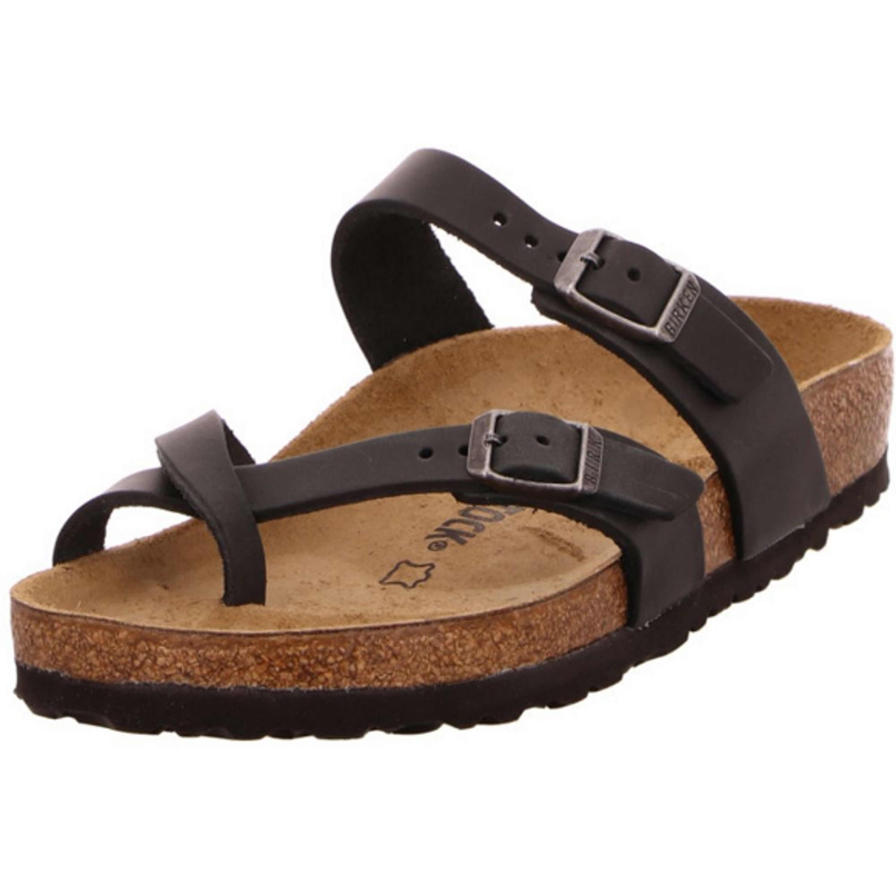 Birkenstock comfort sandals Mayari Regular black Nubuck leather - Bartel-Shop
