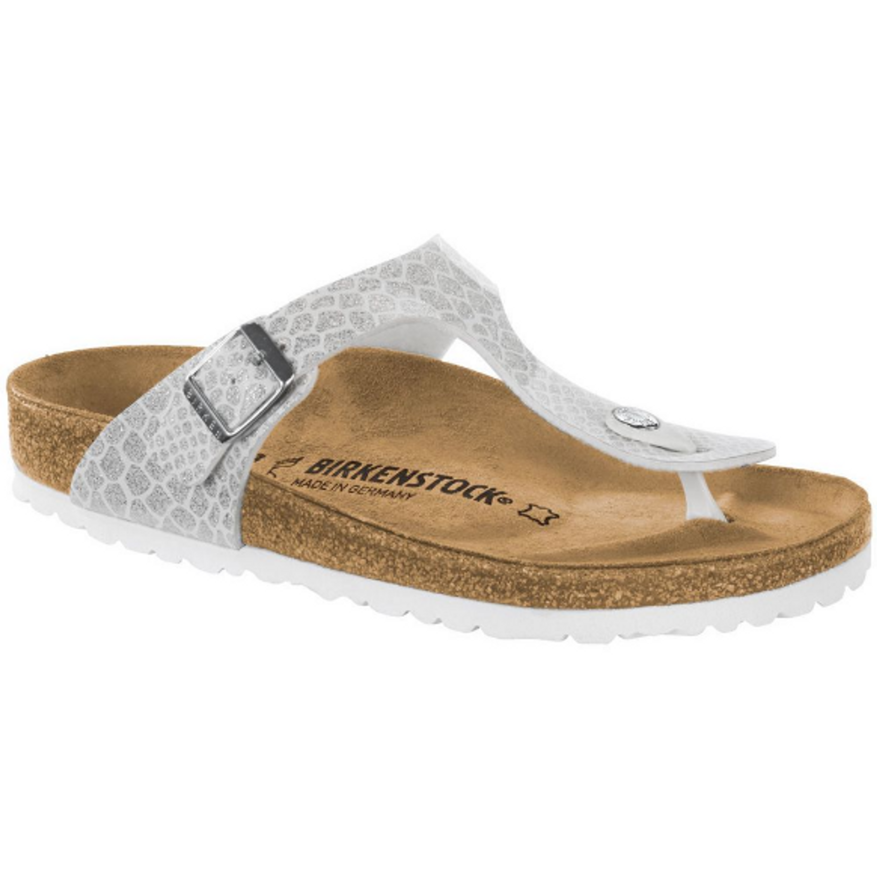 Birkenstock Gizeh toe separator White Birko-Flor - Bartel-Shop