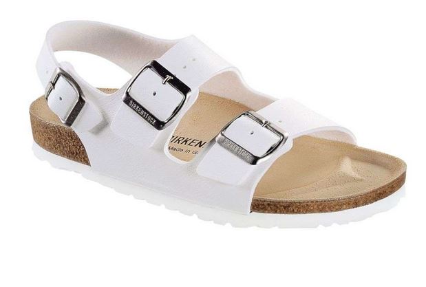 Birkenstock Milano Birko-Flor Slides Sandals Slippers Slingback Ankle Strap - Bartel-Shop
