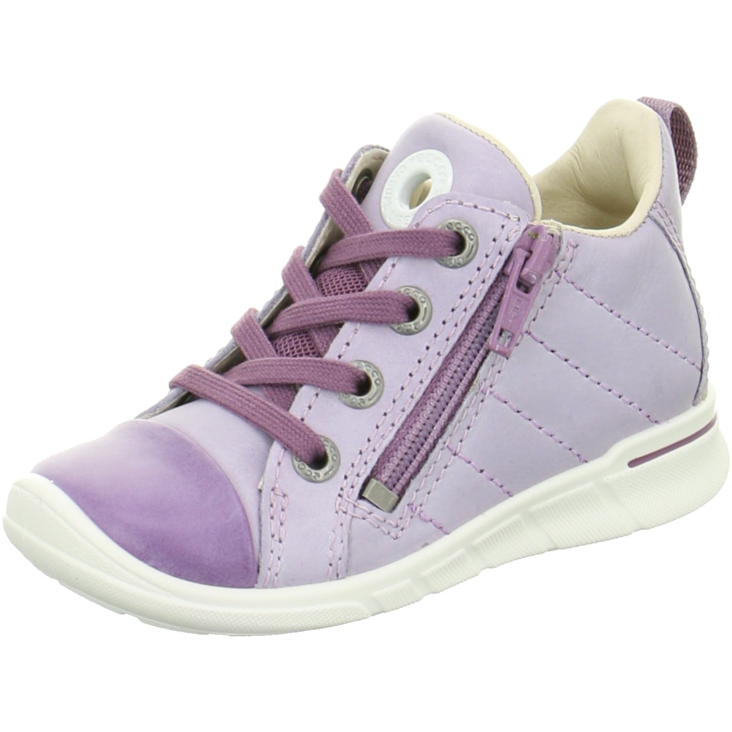 Ecco Toddler Shoes purple/pink  grape/crocus Leder - Bartel-Shop