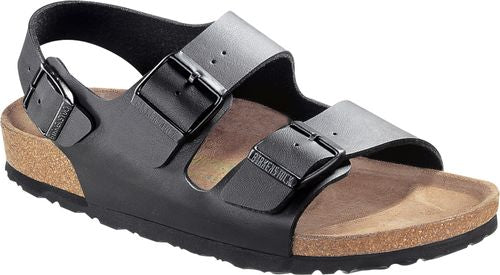 Birkenstock sandal heel strap Milano black BF - Bartel-Shop