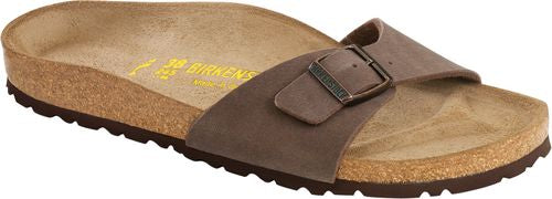 Birkenstock mule Madrid mocca Birko-Flor - Bartel-Shop