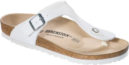 Birkenstock thong sandal Gizeh white Birko-Flor - Bartel-Shop
