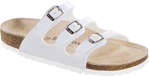 Birkenstock mules Florida white SOFT BED - Bartel-Shop