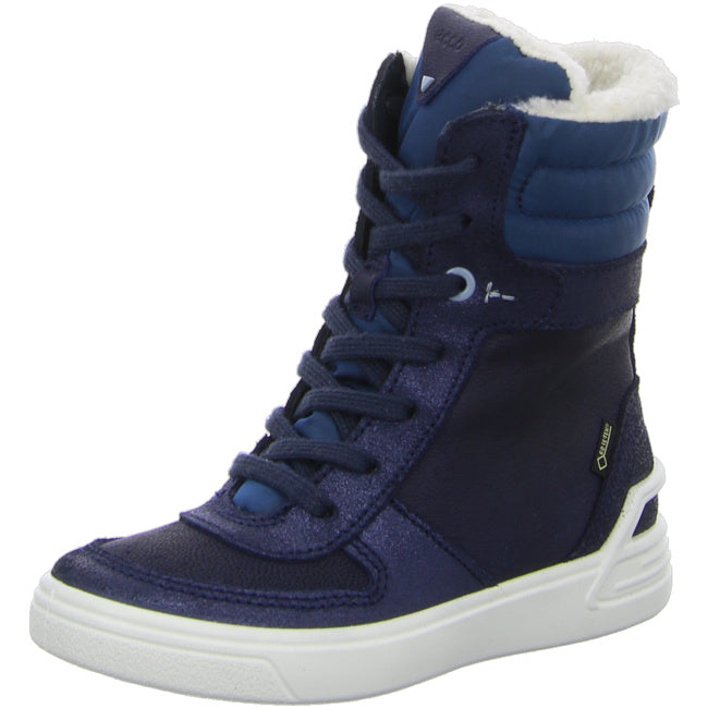 Ecco lace-up boots for boys blue - Bartel-Shop
