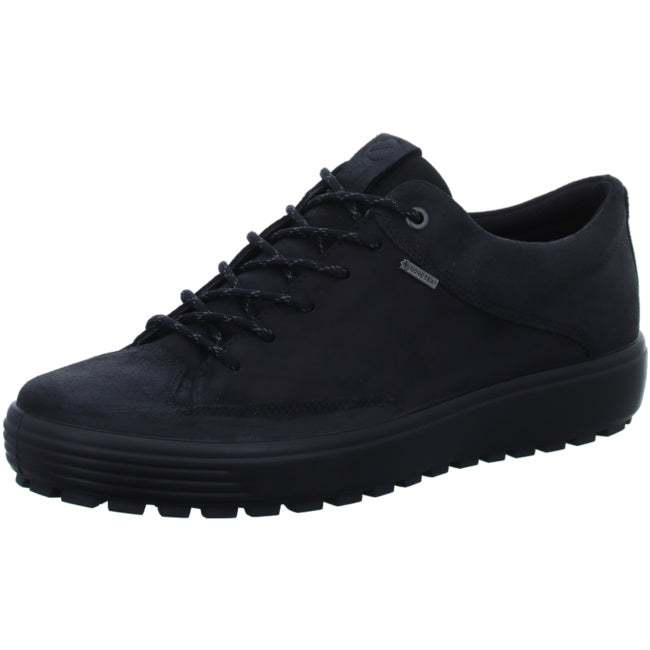 Ecco comfortable lace-up shoes for men black - Bartel-Shop