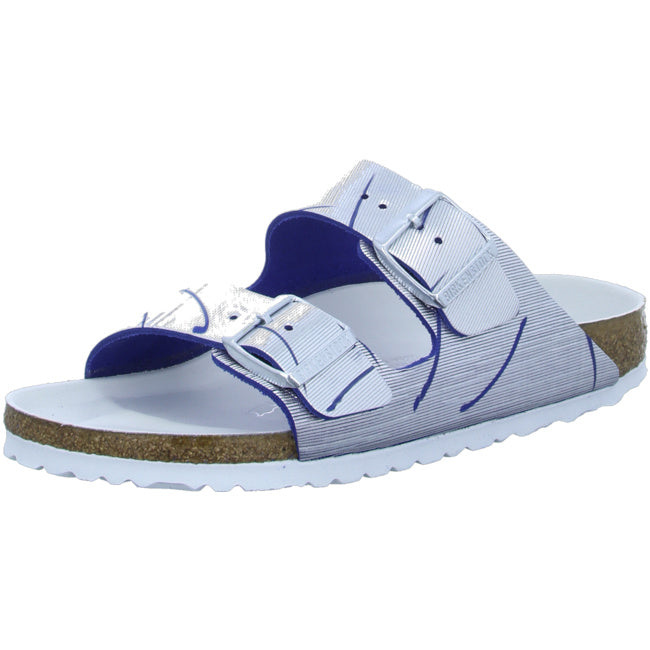 Birkenstock mules silver Nubuck leather - Bartel-Shop