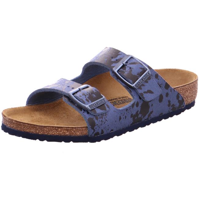 Birkenstock Arizona Kids color sprays blue BF Slides Sandals Strap narrow - Bartel-Shop