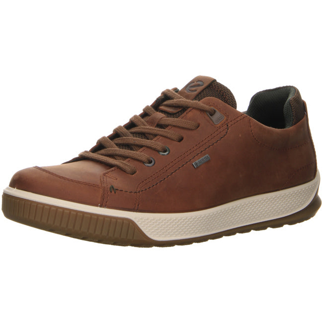 Ecco sporty lace-up shoes for men brown - Bartel-Shop