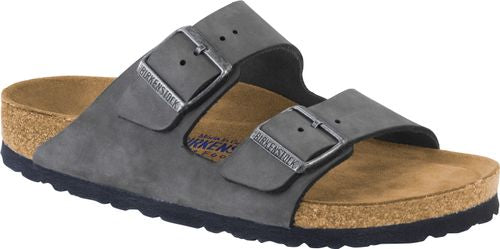 Birkenstock mule Arizona NU Gunmetal SFB - Bartel-Shop