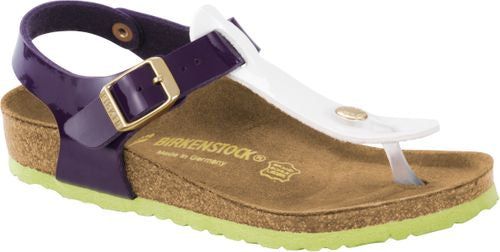 Birkenstock thong sandal Kairo BF patent tropical white lilac - Bartel-Shop