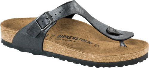 Birkenstock thong sandal Gizeh BF animal fascination slate - Bartel-Shop