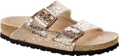 Birkenstock mule Arizona metallic stones copper - Bartel-Shop