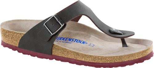 Birkenstock thong sandal Gizeh BS desert soil espresso - Bartel-Shop